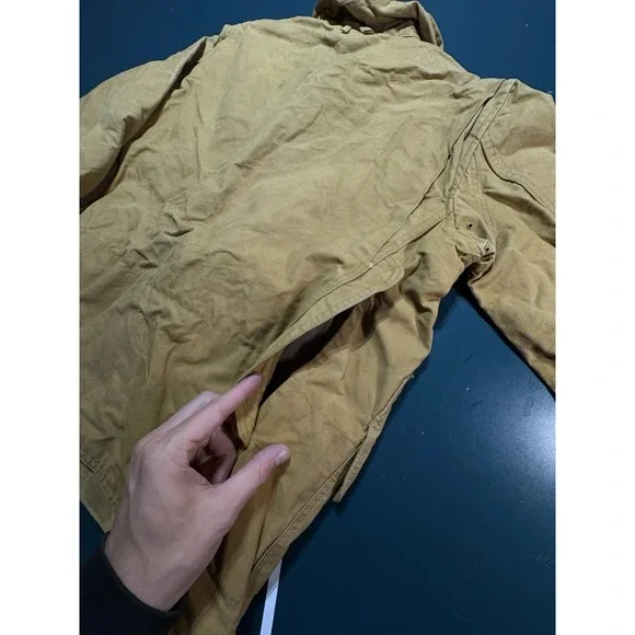 Vintage 50s American Field Hunting Jacket Mens XL Canvas Corduroy Chore 1950s